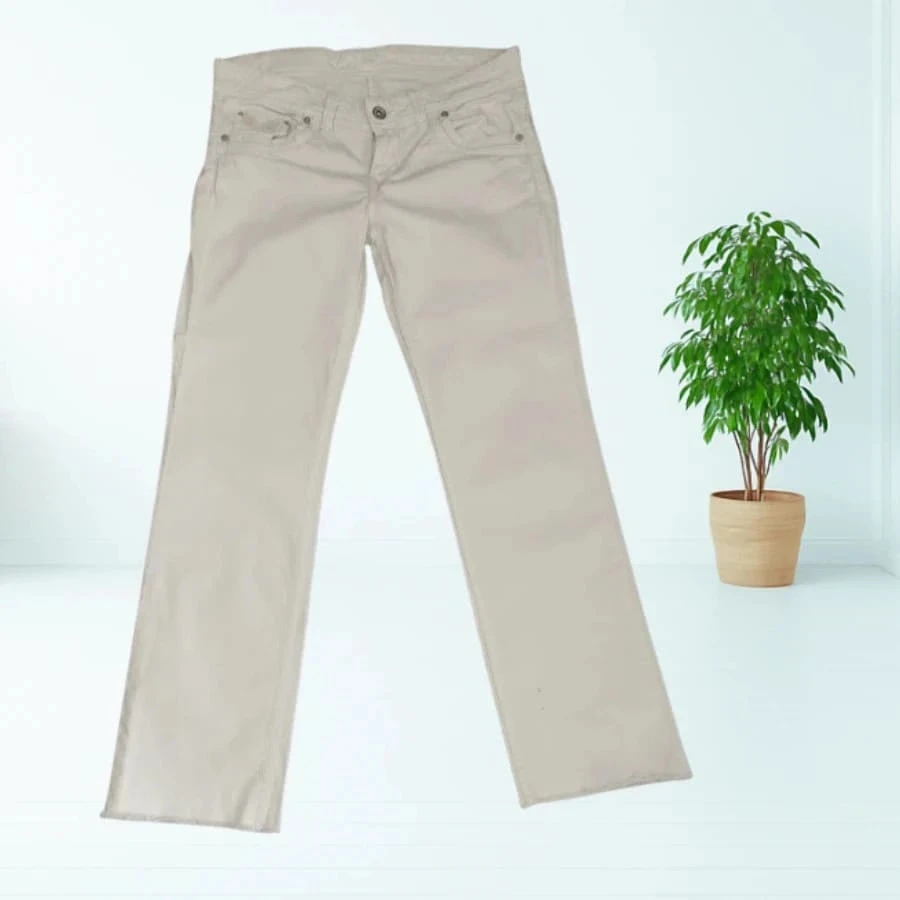 Kaporal model slam jeans - straight cropped cut - low waist - stretchy - impeccable white – photo 10